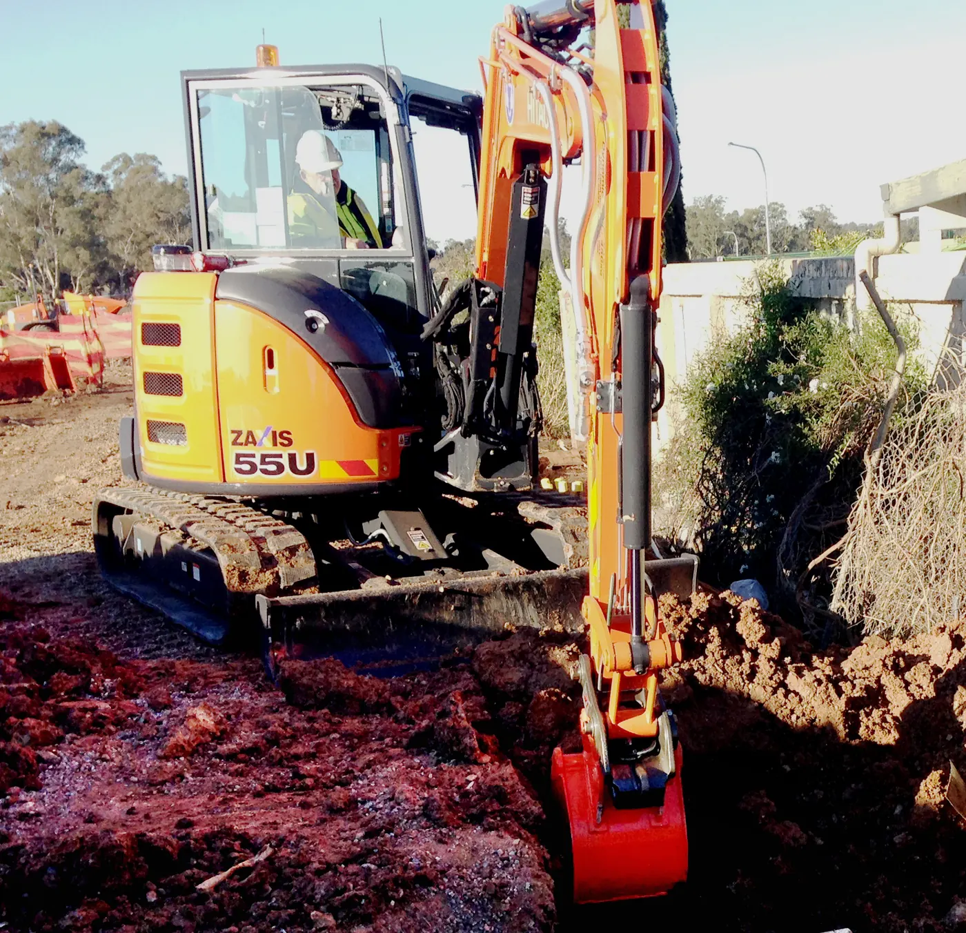 Excavation works underway at Kellyville