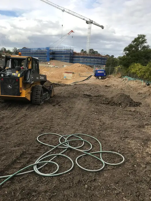 Earthworks on a Sydney project