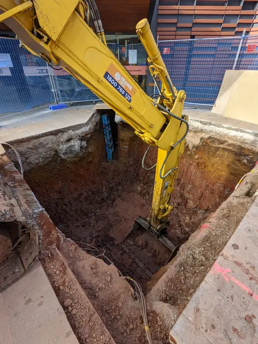 Bulk earthworks on a Sydney site